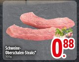 Aktuelles Schweine-Oberschalen-Steaks Angebot bei EDEKA in Regensburg ab 0,88 €