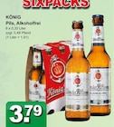 Pils oder Alkoholfrei Angebote von KÖNIG bei Getränke Paradies Schwerte für 3,79 €