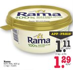 Rama 100% Natürliche Zutaten im Angebot bei E center in Mannheim Rama 100% Natürliche Zutaten Angebote von Rama bei E center Mannheim für 1,11 €