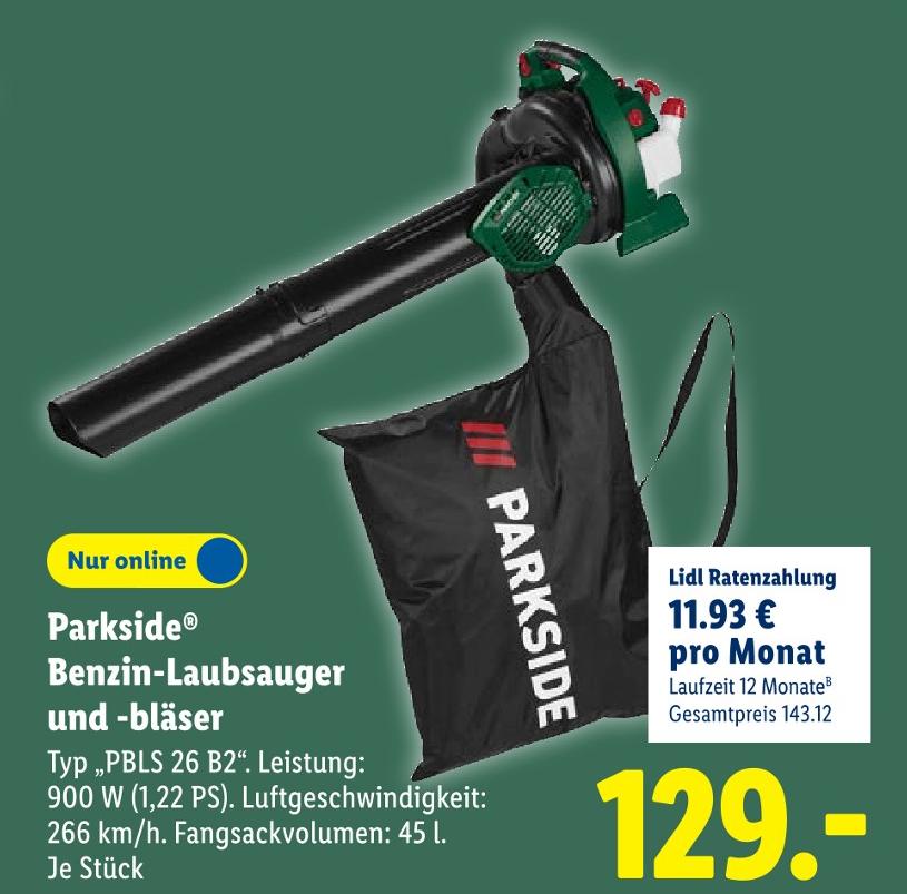 Benzin-Laubsauger und -bläser