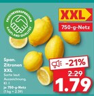 Aktuelles Span. Zitronen XXL Angebot bei Kaufland in Bonn ab 1,79 €