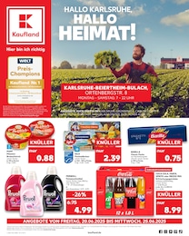 Kaufland Prospekt für Karlsruhe mit 56 Seiten Kaufland Prospekt für Karlsruhe: "Aktuelle Angebote", 56 Seiten, 19.06.2025 - 25.06.2025