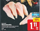 Hähncheninnenfilet von Bauerngut für 1,11 € bei EDEKA im Angebot Hähncheninnenfilet von Bauerngut im aktuellen EDEKA Prospekt