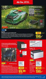 Lidl Akku Rasenmaeher im Prospekt 