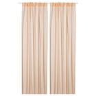 Gardinenstore/Paar orange/mit Tunnelsaum 145x250 cm Angebote von TERESIA bei IKEA Mannheim für 5,99 €
