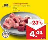 Gulasch gemischt im Angebot bei Netto Marken-Discount in Magdeburg Gulasch gemischt Angebote von GUT PONHOLZ bei Netto Marken-Discount Magdeburg für 4,44 €