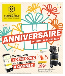 Catalogue Espace Emeraude "ANNIVERSAIRE" à Pamiers et alentours, 8 pages, 15/05/2024 - 01/06/2024