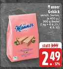 Gebäck im Angebot bei E center in Recklinghausen Gebäck Angebote von Manner bei E center Recklinghausen für 2,49 €