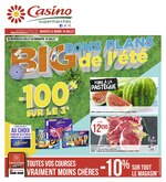 Catalogue Casino Supermarchés à Saint-Ouen-l'Aumône, avec 20 pages Prospectus Casino Supermarchés à Saint-Ouen-l'Aumône, "Big bons plans de l'été", 20 pages, 08/07/2020 - 19/07/2020