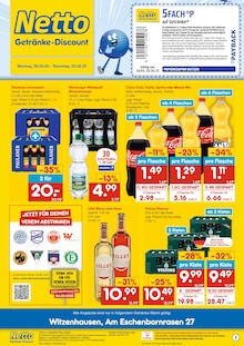 Netto Marken-Discount Witzenhausen Prospekt "DER ORT, AN DEM DU IMMER AUSGEZEICHNETE PREISE FINDEST." mit 2 Seiten