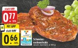 EDEKA - Schweine-nackensteaks Angebot im Prospekt Schweine-nackensteaks bei EDEKA im Prospekt "" für 0,66 €