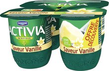 A. Vogel - Danone dans le catalogue Géant Casino Activia saveur vanille - Danone à 0,99 € en promo chez Géant Casino