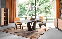 Mobilier de France Vandœuvre-lès-Nancy - QUEBEC Table chêne massif Promo QUEBEC Table chêne massif dans le catalogue Mobilier de France "Les rendez-vous du style" à Vandœuvre-lès-Nancy