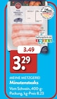 Minutensteaks von Meine Metzgerei im aktuellen ALDI SÜD Prospekt für 3,29 €