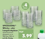 Whisky- oder Langdrinkgläser im Angebot bei Kaufland in Pforzheim Whisky- oder Langdrinkgläser Angebote von SPICE&SOUL bei Kaufland Pforzheim für 3,99 €
