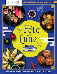 Catalogue E.Leclerc "Fête de la Lune" à Bastia et alentours, 11 pages, 30/09/2025 - 11/10/2025