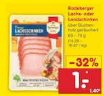 Lachs- oder Landschinken bei Netto Marken-Discount im Neuruppin Prospekt für 1,00 €