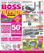 SB Möbel Boss Prospekt für Oberhausen mit 16 Seiten SB Möbel Boss Prospekt für Oberhausen: "Aktuelle Angebote", 16 Seiten, 01.03.2021 - 07.03.2021