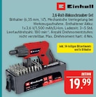 3,6-Volt-Akkuschrauber-Set Angebote von Einhell bei Marktkauf Plauen für 19,99 €