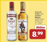 Smirnoff Vodka oder Captain Morgan im aktuellen famila Nordwest Prospekt