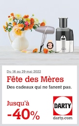 Catalogue Darty du moment, 16/05/2022 - 29/05/2022 Prospectus Darty en cours, "Fête des Mères", 1 page