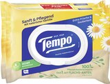 Feuchte Toilettentücher Sanft & Pflegend Kamille im Angebot bei E center in Karlsruhe Feuchte Toilettentücher Sanft & Pflegend Kamille Angebote von Tempo bei E center Karlsruhe für 2,49 €