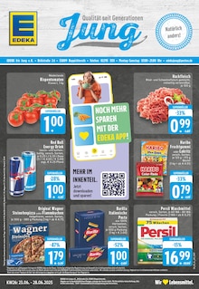 EDEKA Prospekt der Woche "Aktuelle Angebote" Seite 1, 23.06.2025 bis 28.06.2025 für Ruppichteroth Aktueller EDEKA Prospekt "Aktuelle Angebote" Seite 1 von 24 Seiten für Ruppichteroth