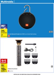 Offre Enceinte Bluetooth dans le catalogue Carrefour du moment à la page 62