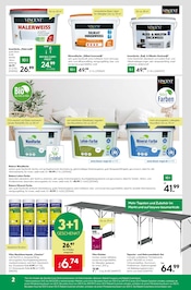 Wandfarbe im BayWa Bau- und Gartenmärkte Prospekt in Passau Aktueller BayWa Bau- und Gartenmärkte Prospekt mit Wandfarbe, "Hier bin ich gern", Seite 2