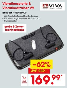 Netto Marken-Discount Neudorf - Vibrationsplatte & Vibrationstrainer V9 Vibrationsplatte & Vibrationstrainer V9 Angebot bei Netto Marken-Discount Neudorf im Prospekt "Ein neues Jahr voller Highlights!"