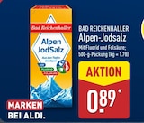Alpen-Jodsalz von Bad Reichenhaller für 0,89 € bei ALDI Nord im Angebot Alpen-Jodsalz von Bad Reichenhaller im aktuellen ALDI Nord Prospekt