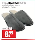 HE.-HAUSSCHUHE im Angebot bei Wreesmann in Dresden HE.-HAUSSCHUHE Angebote bei Wreesmann Dresden für 8,99 €