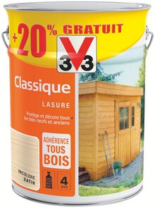 Mr Bricolage Pamiers - Lasure classique 5 L + 1 L gratuit Promo Lasure classique 5 L + 1 L gratuit dans le catalogue Mr Bricolage "40 ans de petits prix ça se partage" à Pamiers