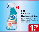 famila Nordost Bielefeld - biff Bad- oder Hygienereiniger biff Bad- oder Hygienereiniger Angebot bei famila Nordost Bielefeld im Prospekt besser als gut!