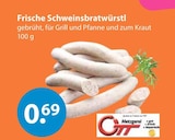 Frische Schweinsbratwürstl bei V-Markt im Rottenburg Prospekt für 0,69 €
