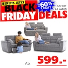 Benito 3-Sitzer + 2-Sitzer Sofa bei Seats and Sofas im Langenhagen Prospekt für 599,00 €