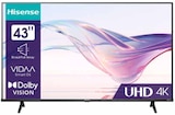43" UHD-LED TV Angebote von Hisense bei MediaMarkt Saturn Sundern für 277,00 €