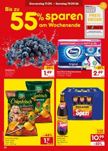 Chips im Netto Marken-Discount Prospekt "Aktuelle Angebote" mit 67 Seiten (Pforzheim)