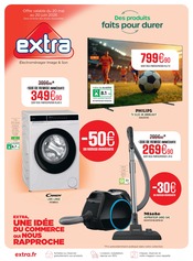 Promos Aspirateur dans le catalogue "Des produits faits pour durer" de Extra Aspirateur en promo dans le catalogue Extra à la page 1