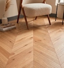 Parquet contrecollé vitrifié chêne point de Hongrie Varano blond - Lamett - LEROY MERLIN à Le Havre Parquet contrecollé vitrifié chêne point de Hongrie Varano blond - Lamett en promo chez LEROY MERLIN Le Havre à 102,68 €