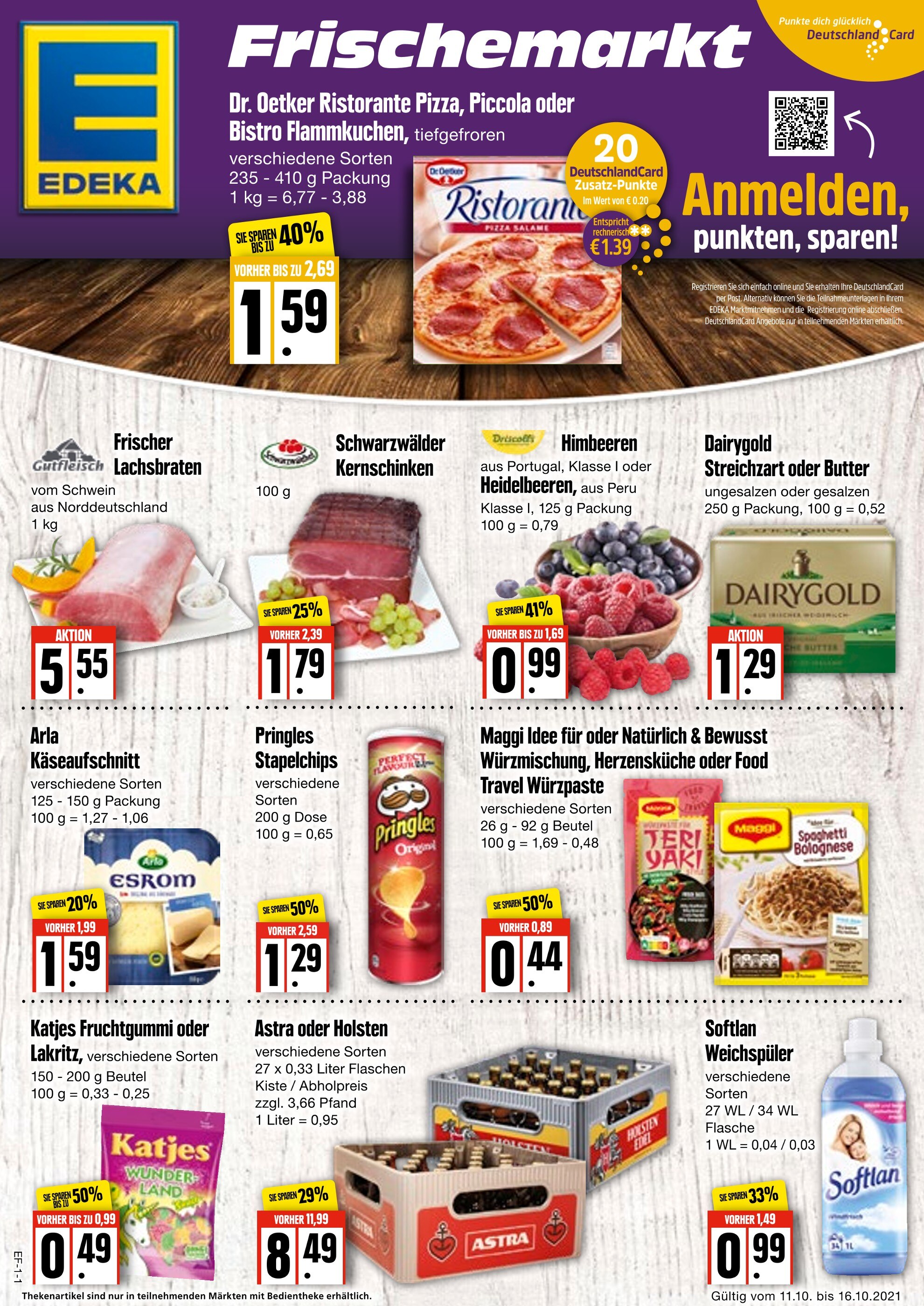 EDEKA Frischemarkt Prospekt für Winsen mit 4 Seiten EDEKA Frischemarkt Prospekt für Winsen: "Aktuelle Angebote", 4 Seiten, 11.10.2021 - 16.10.2021
