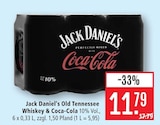 Old Tennessee Whiskey & Coca-Cola im Angebot bei Marktkauf in Bietigheim-Bissingen Old Tennessee Whiskey & Coca-Cola Angebote von Jack Daniel's bei Marktkauf Bietigheim-Bissingen für 11,79 €