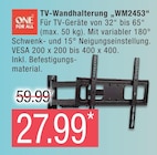 Aktuelles TV-Wandhalterung "WM2453" Angebot bei Marktkauf in Cuxhaven ab 27,99 €