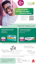 mea - meine apotheke Prospekt für Fürth mit 4 Seiten mea - meine apotheke Prospekt für Fürth: "Unsere Juni-Angebote", 4 Seiten, 01.06.2026 - 30.06.2026