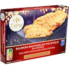 Saumon sauvage du Pacifique en croûte MSC surgelé - CARREFOUR EXTRA en promo chez Carrefour Saumon sauvage du Pacifique en croûte MSC surgelé - CARREFOUR EXTRA dans le catalogue Carrefour