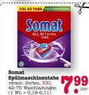 Aktuelles Spülmaschinentabs XXL 63 Tabs Angebot bei E center in Pforzheim ab 7,99 €
