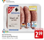 EDEKA Körperich - Frische grobe Bratwurst Angebot im Prospekt Frische grobe Bratwurst bei EDEKA im Körperich Prospekt für 2,59 €