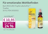 RESCURA Tropfen alkoholfrei Angebot im mea - meine apotheke Prospekt RESCURA Tropfen alkoholfrei im mea - meine apotheke Prospekt zum Preis von 10,95 €