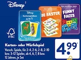 Kartenspielbox 4 in 1 von Disney im aktuellen ALDI SÜD Prospekt für 4,99 €