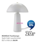 MARKUS Tischlampe Angebote bei JYSK Chemnitz für 20,00 €